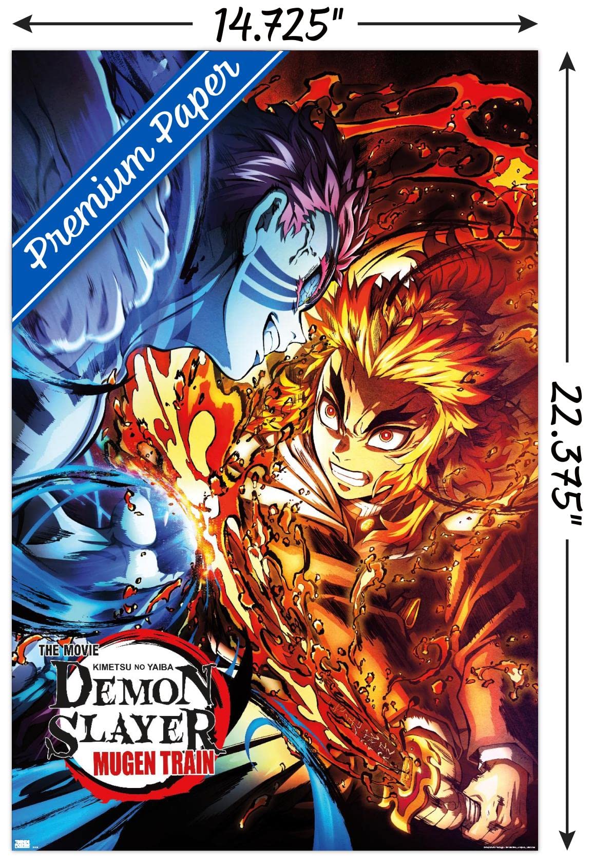 Amazon.com: Trends International Demon Slayer: Mugen Train